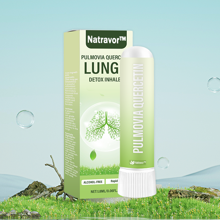 Qooes® Pulmovia Quercetin Lung Detox Inhaler – 98% Absorption, Fast Lung Support