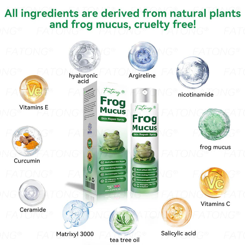๐ธ Qooesยฎ Frog Mucus Skin Repair Spray โ Repair, Soothe & Restore Your Skin Instantly
