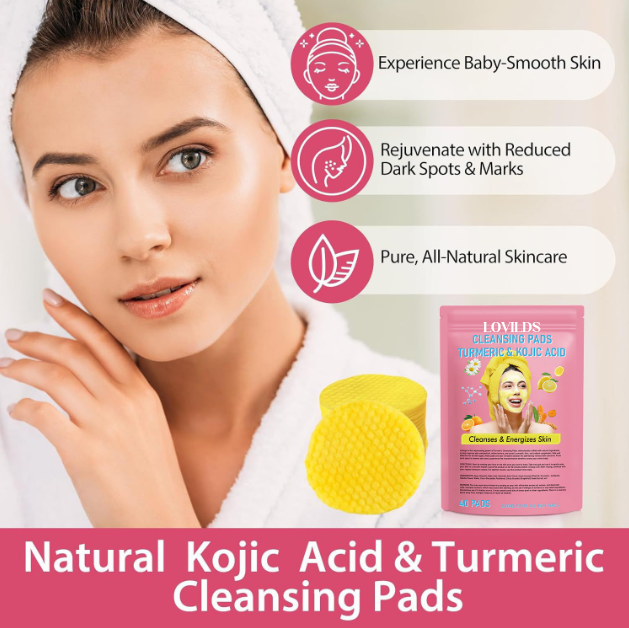 š„60% OFF Today Only! LOVILDS⢠Turmeric Acid Pads ā Clear Skin in Just One Swipe!