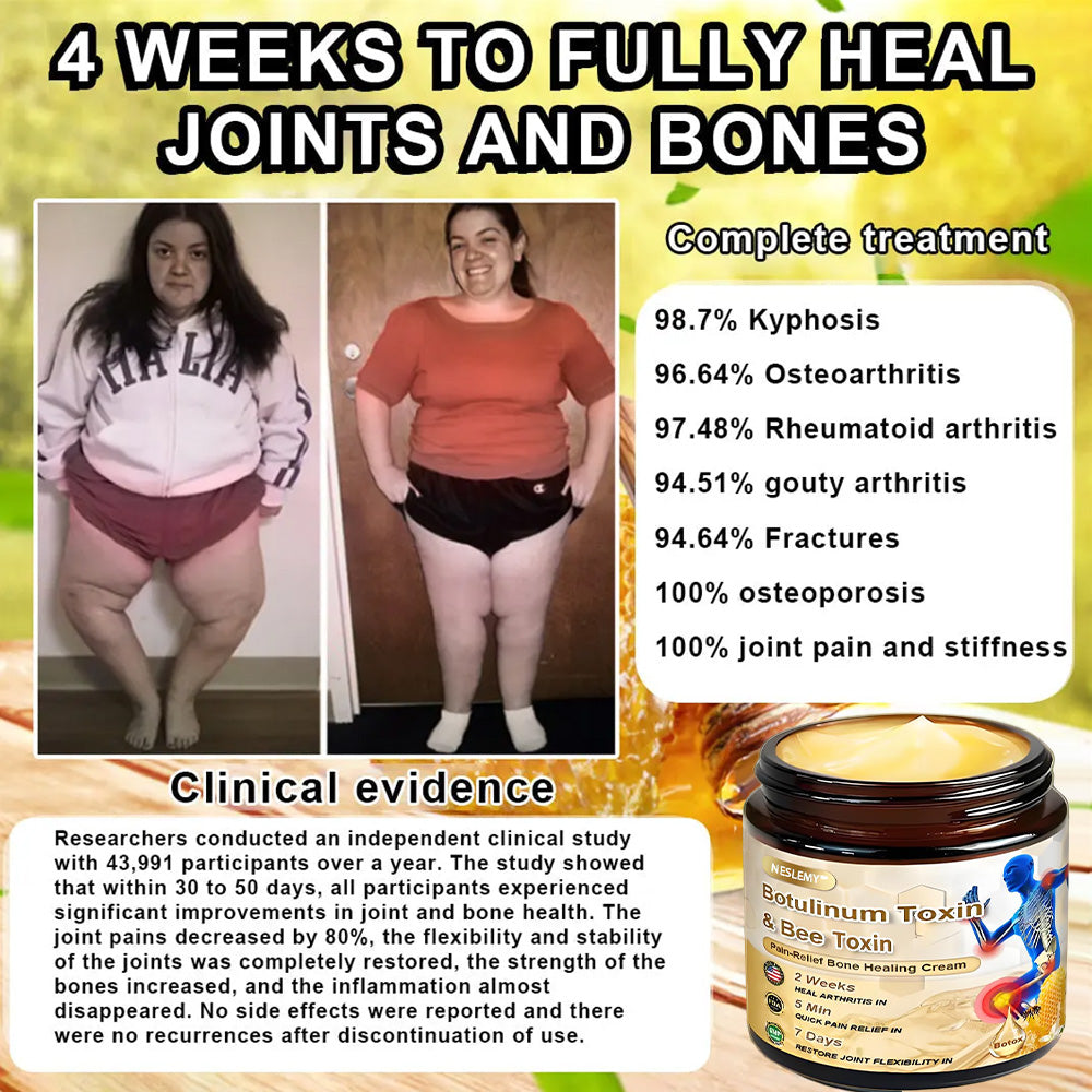 NESLEMY™ Botulinum and Bee Toxin Pain Relief Bone Healing Cream