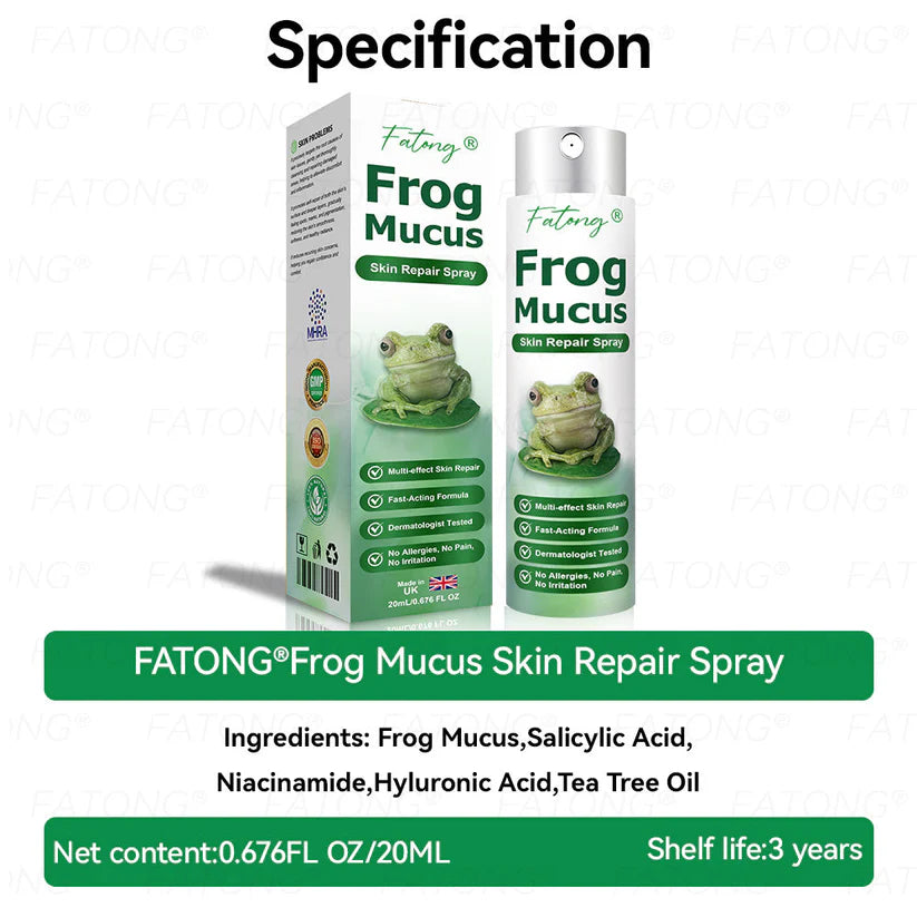 ๐ธ Qooesยฎ Frog Mucus Skin Repair Spray โ Repair, Soothe & Restore Your Skin Instantly