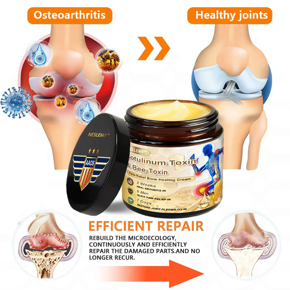 NESLEMY™ Botulinum and Bee Toxin Pain Relief Bone Healing Cream