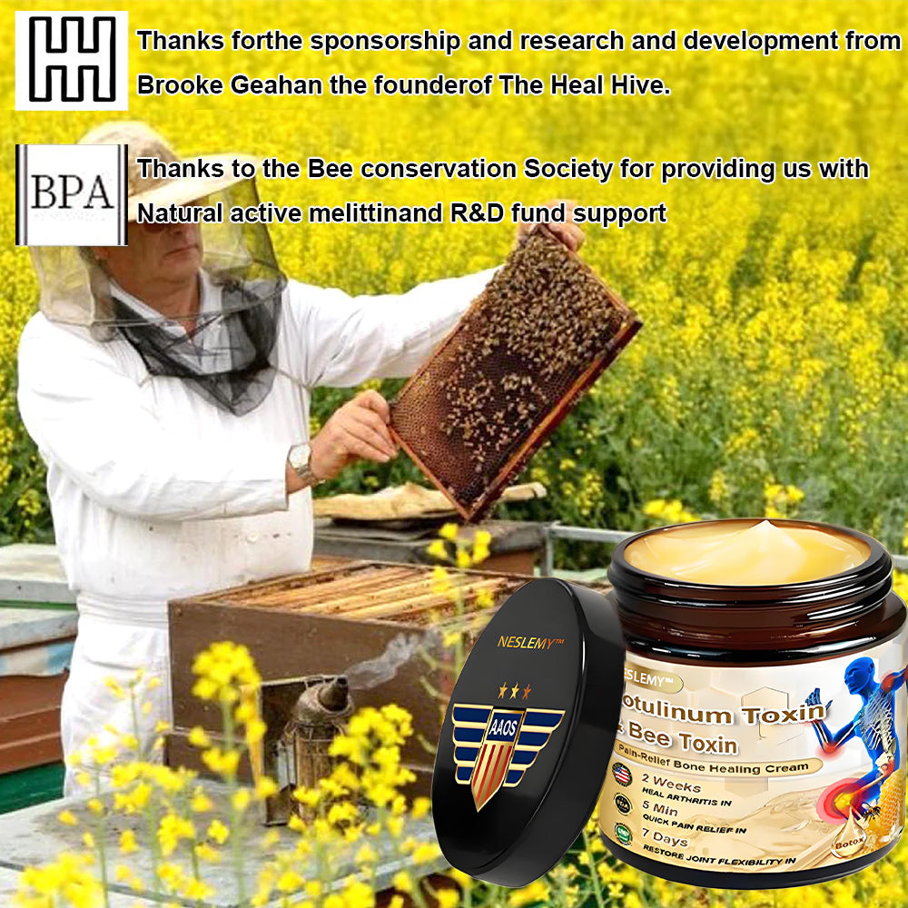 NESLEMY™ Botulinum and Bee Toxin Pain Relief Bone Healing Cream