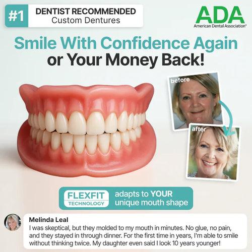 HZA™ --🦷Advanced Customized Full Denture Set🦷 {Developed by Harvard University}